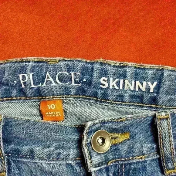 Place Skinny Girl's Jeans Size 10 Blue Mid Wash - Picture 7 of 7